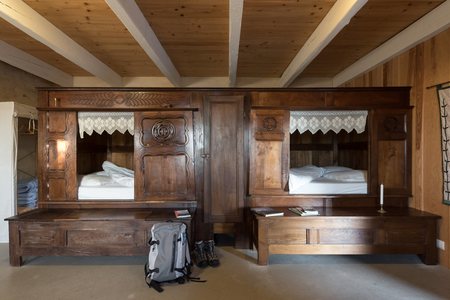 Chambre 2 - Chambre aux lits clos - Gîte de Meneham